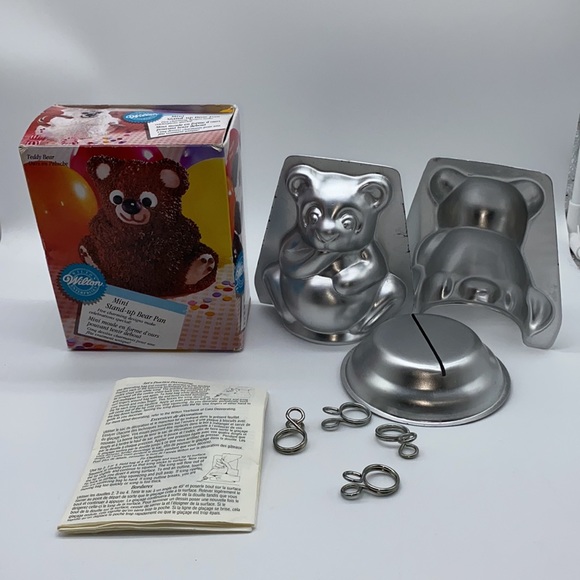 Wilton Mini Stand Up Bear Pan Birthday Cake Baking 2105-489 - Picture 2 of 11